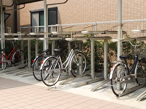 自転車ラック設置工事